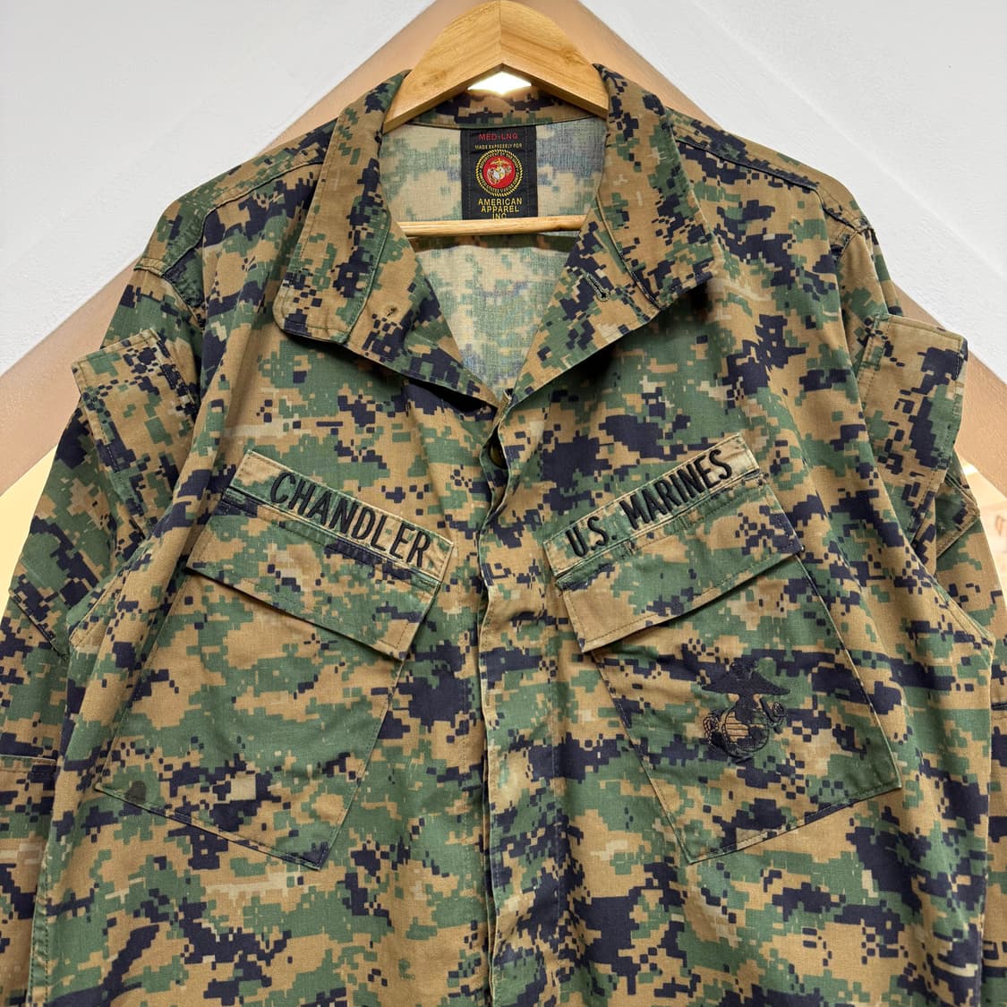 US Army 미 해병대 우드랜드 디지털 카모 셔츠 (XL)  상품이미지2