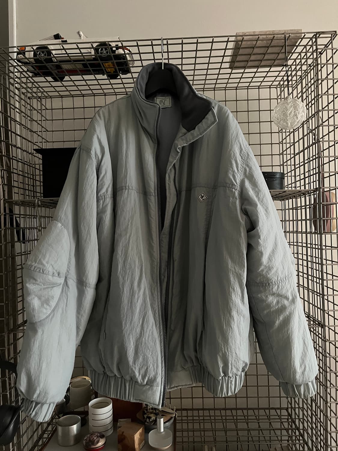 노콘텐츠 윈터 점퍼 라이트 그레이 상품이미지2