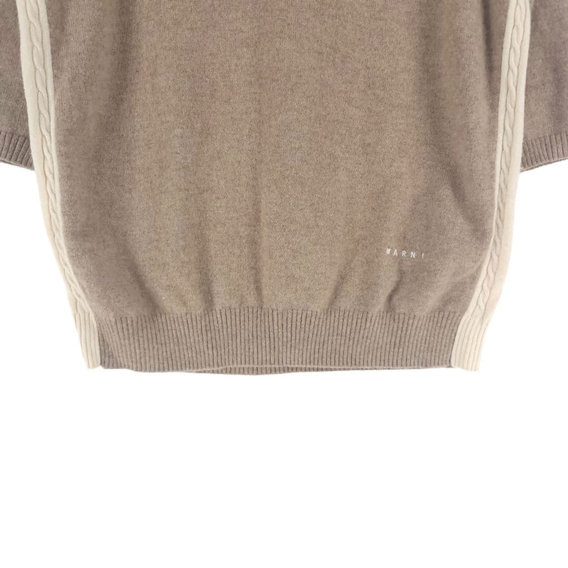 [여40]마르니 캐시미어 반소매 니트[Y63-049]/레이디블루 상품이미지3