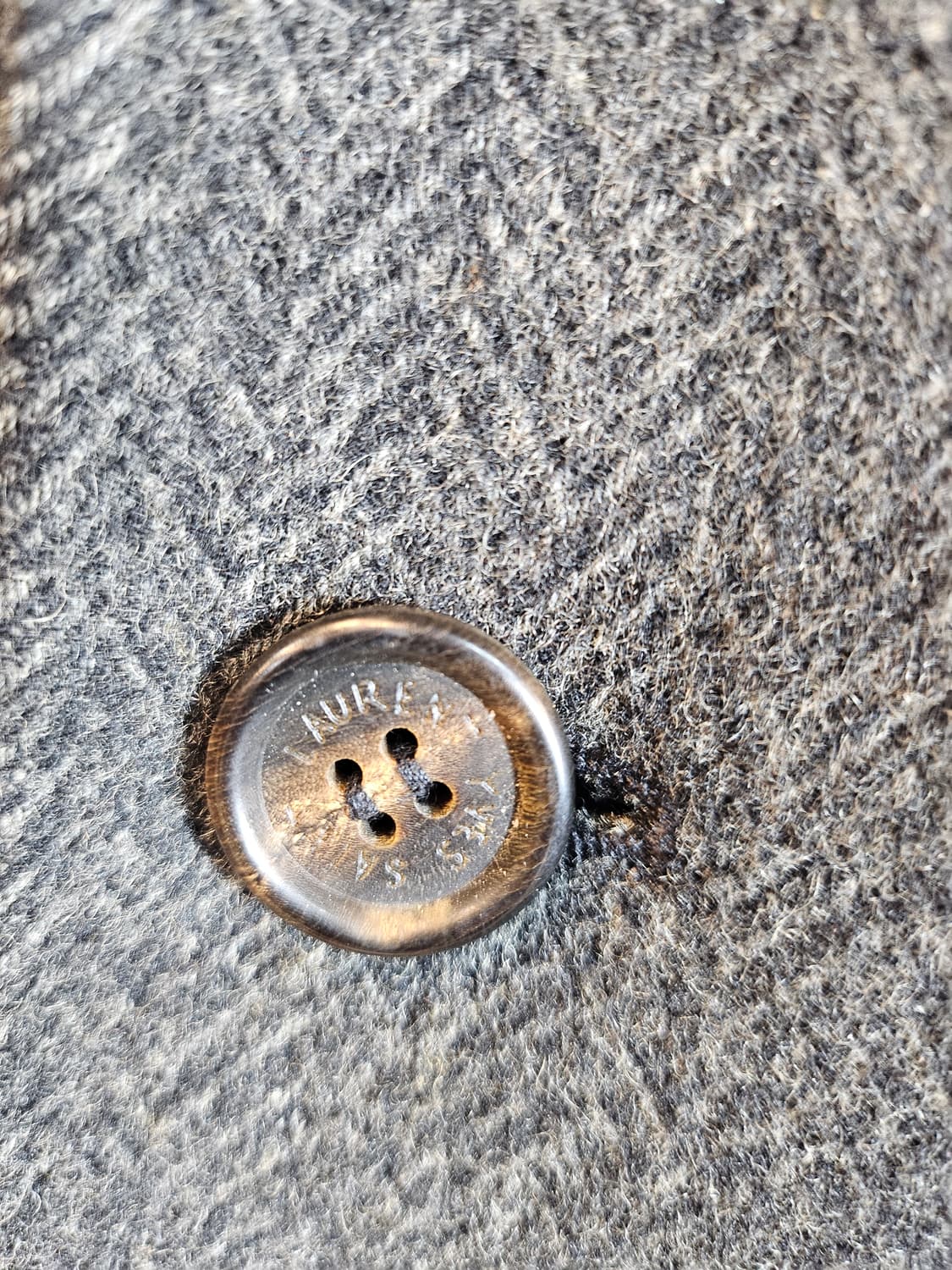 YSL 입생로랑 헤링본 모직코트 105 XL 상품이미지6