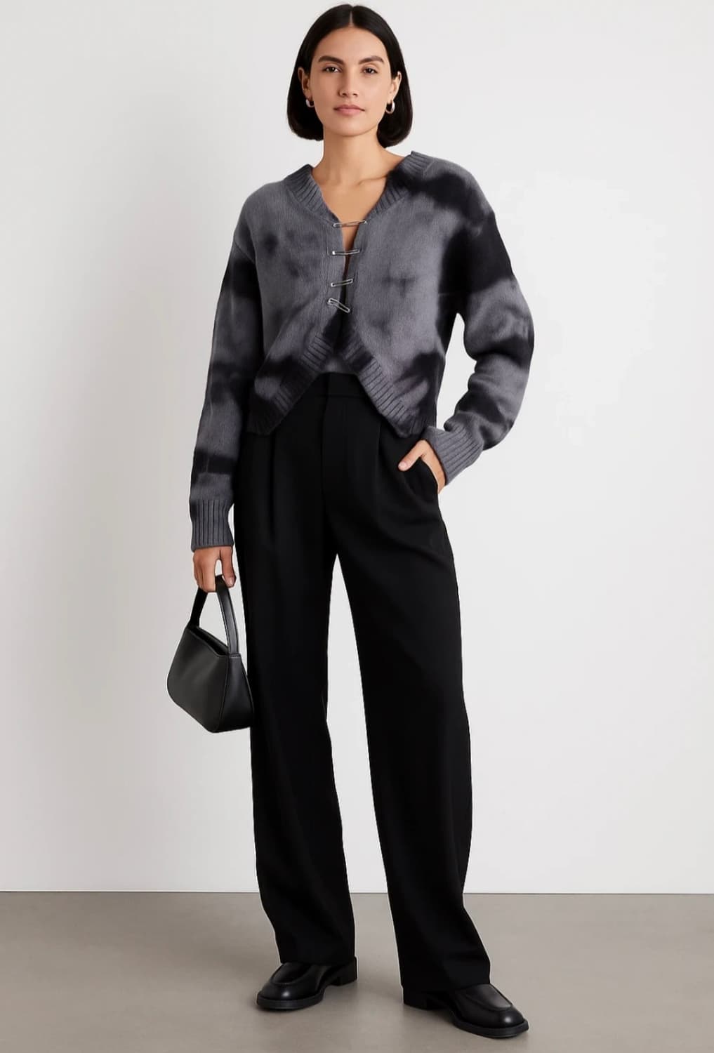 새상품 타이다이 크롭 니트 상품이미지2