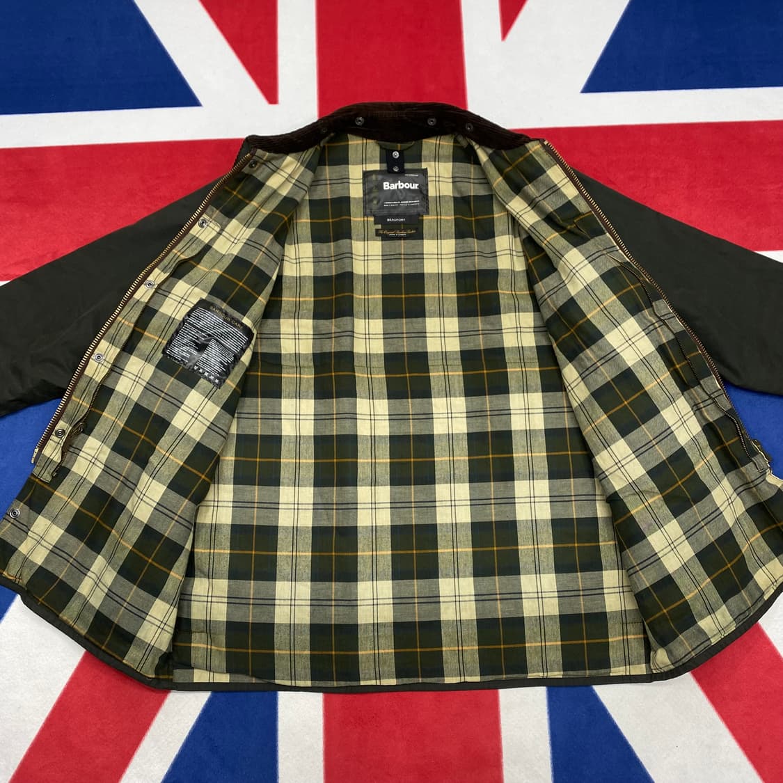 바버 뷰포트 왁스자켓 44 실측 110 상품이미지2