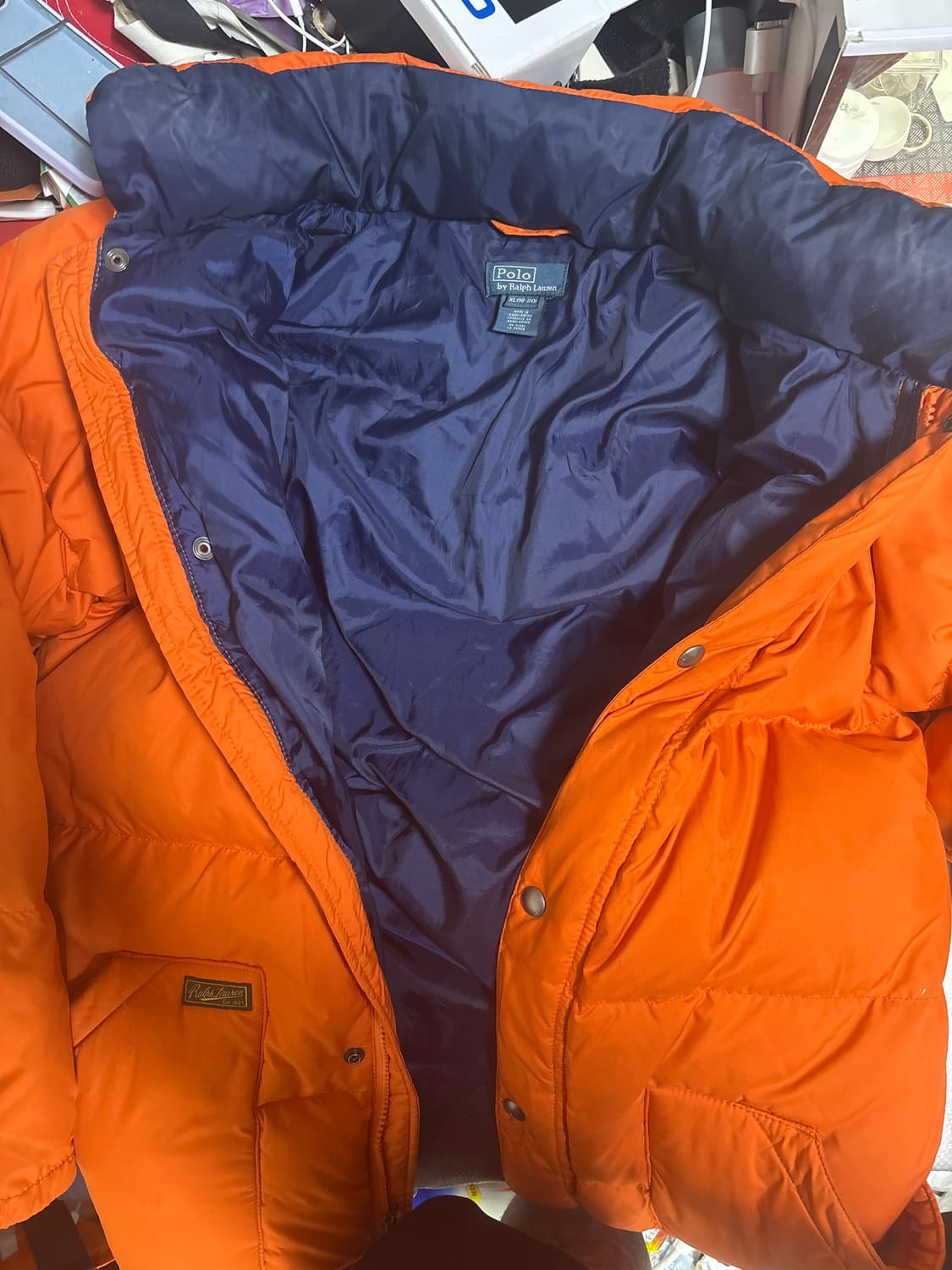 폴로랄프로렌 오렌지패딩 상품이미지8