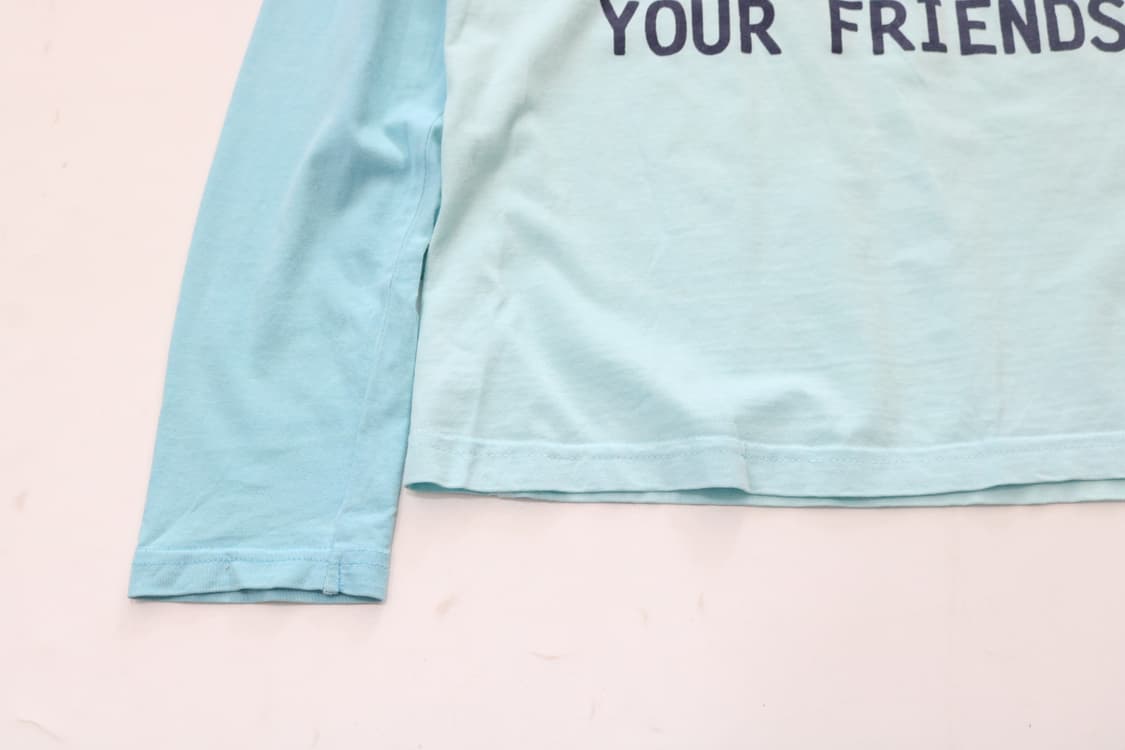 HIRAKI 히라키 빈티지 민트 스카이 라글란 그래픽 롱 슬리브 160 상품이미지4