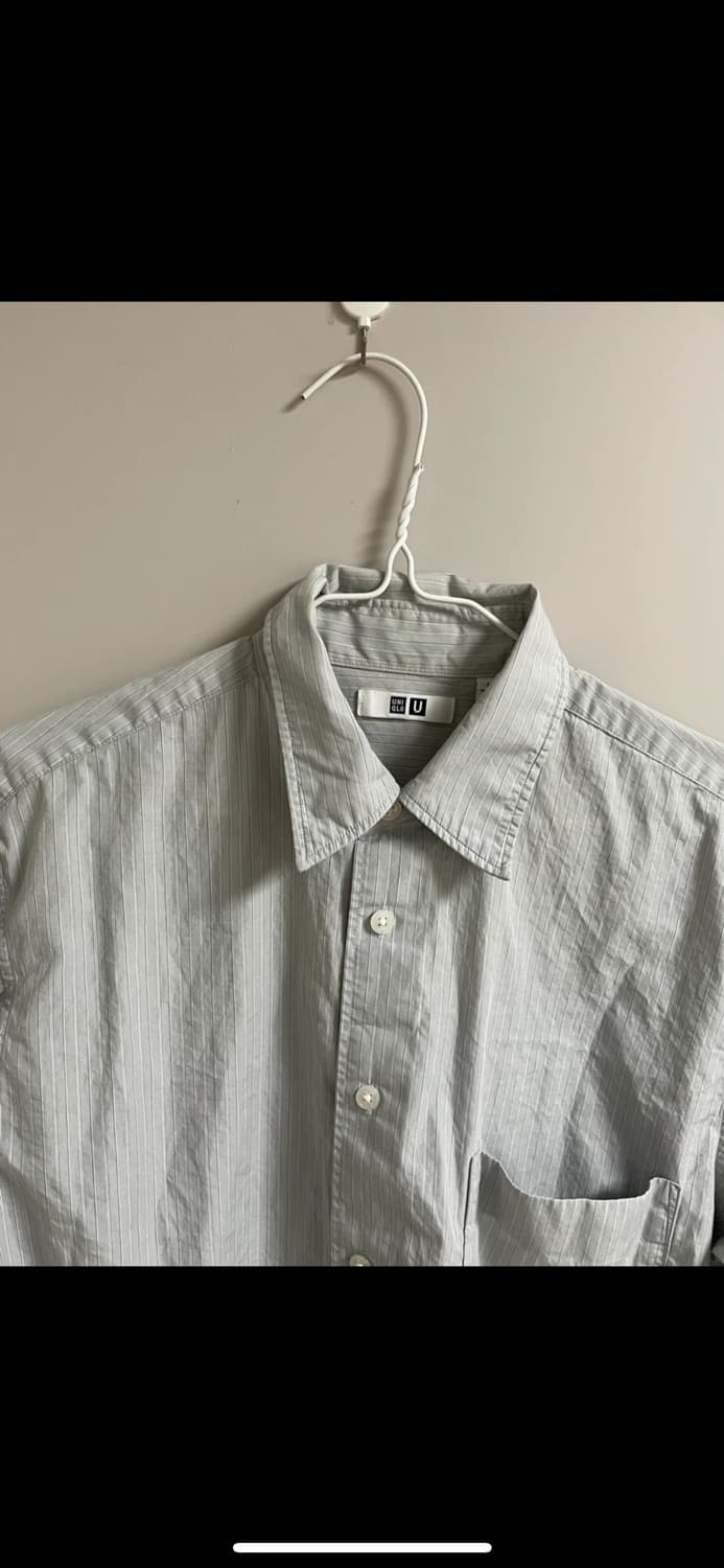 유니클로 u 스트라이프 셔츠 m 상품이미지6