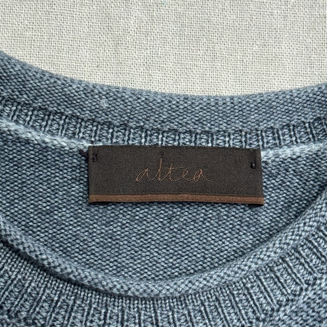 알테아 이테리 피그먼트 커팅 니트 100 상품이미지5