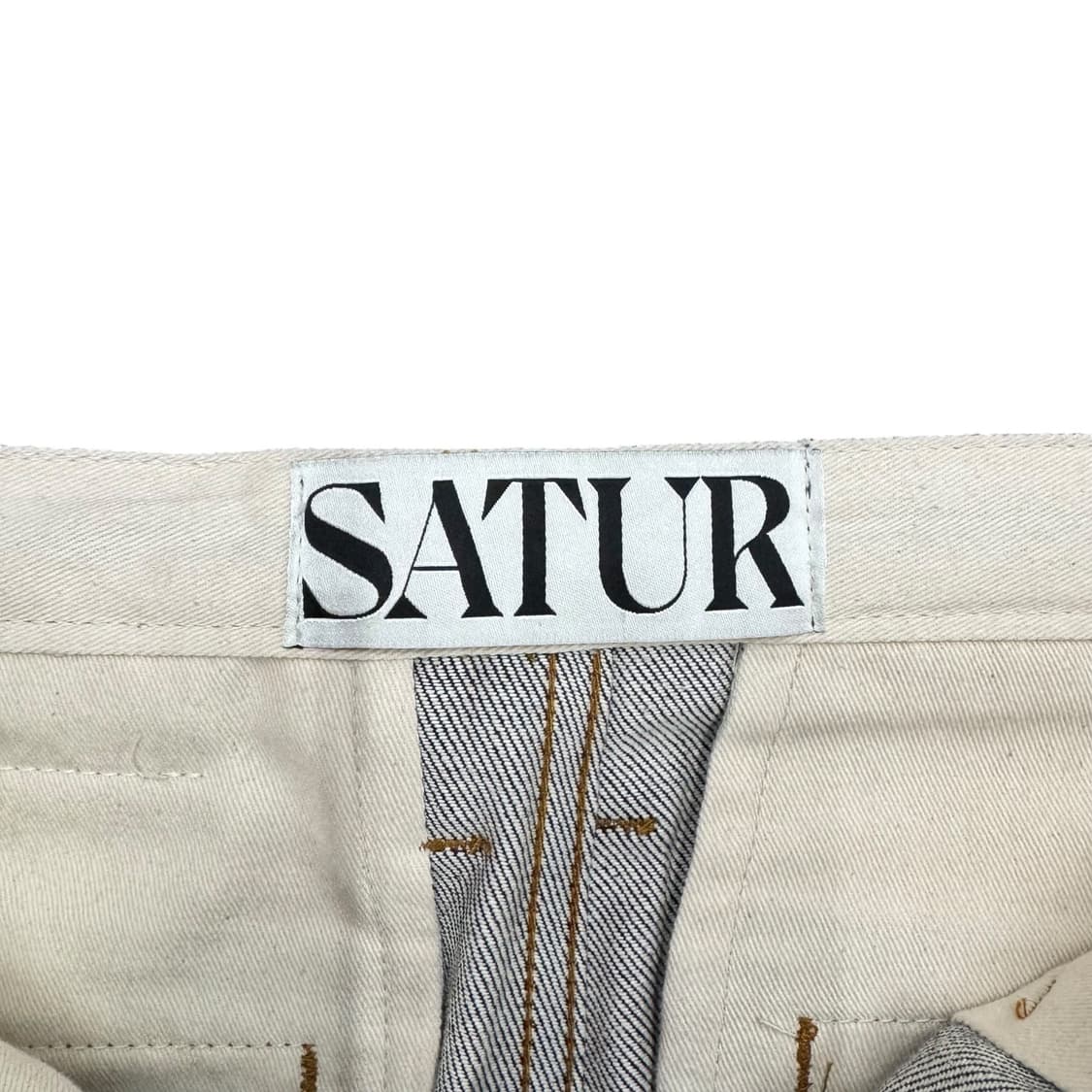 SATUR 카마로 벨티드 로우 데님 (32)   상품이미지5