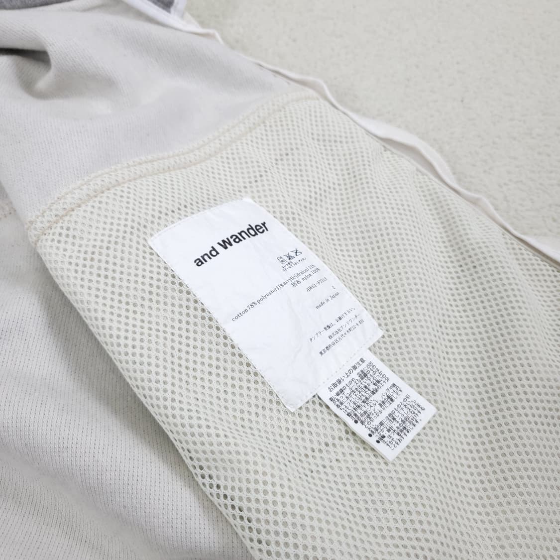 앤드원더 드랄론 파일 데님 자켓 상품이미지8