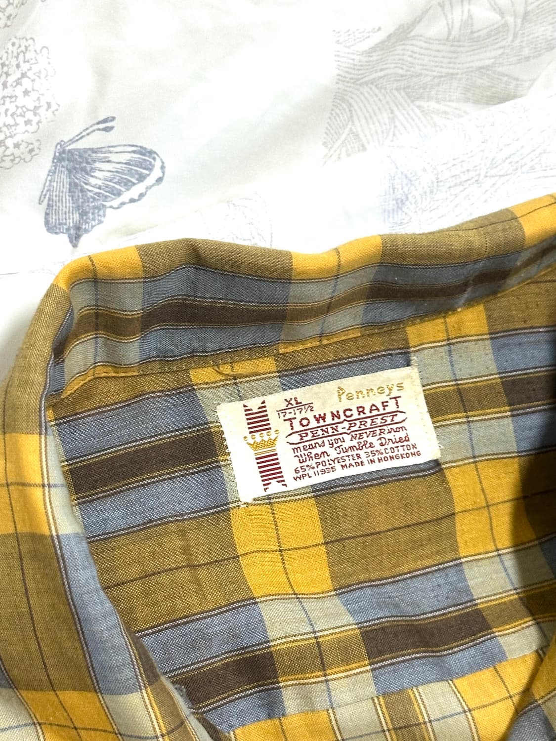 50s-60s Towncraft 루프칼라 셔츠 XL 상품이미지2