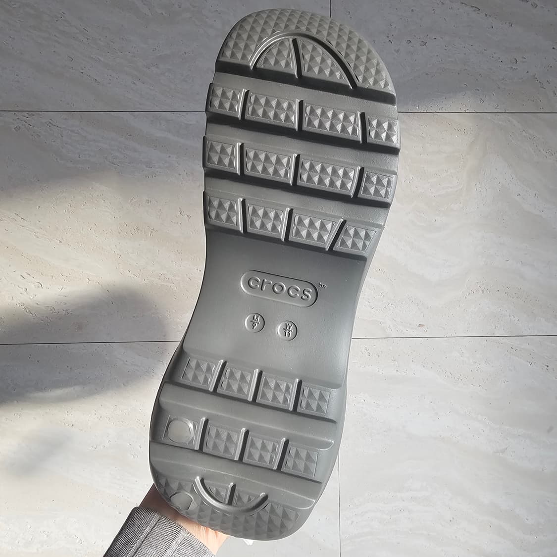 270 새제품 크록스 EXP 하이드라 부츠 갈락틱 그레이 장화 이지 남자 상품이미지6