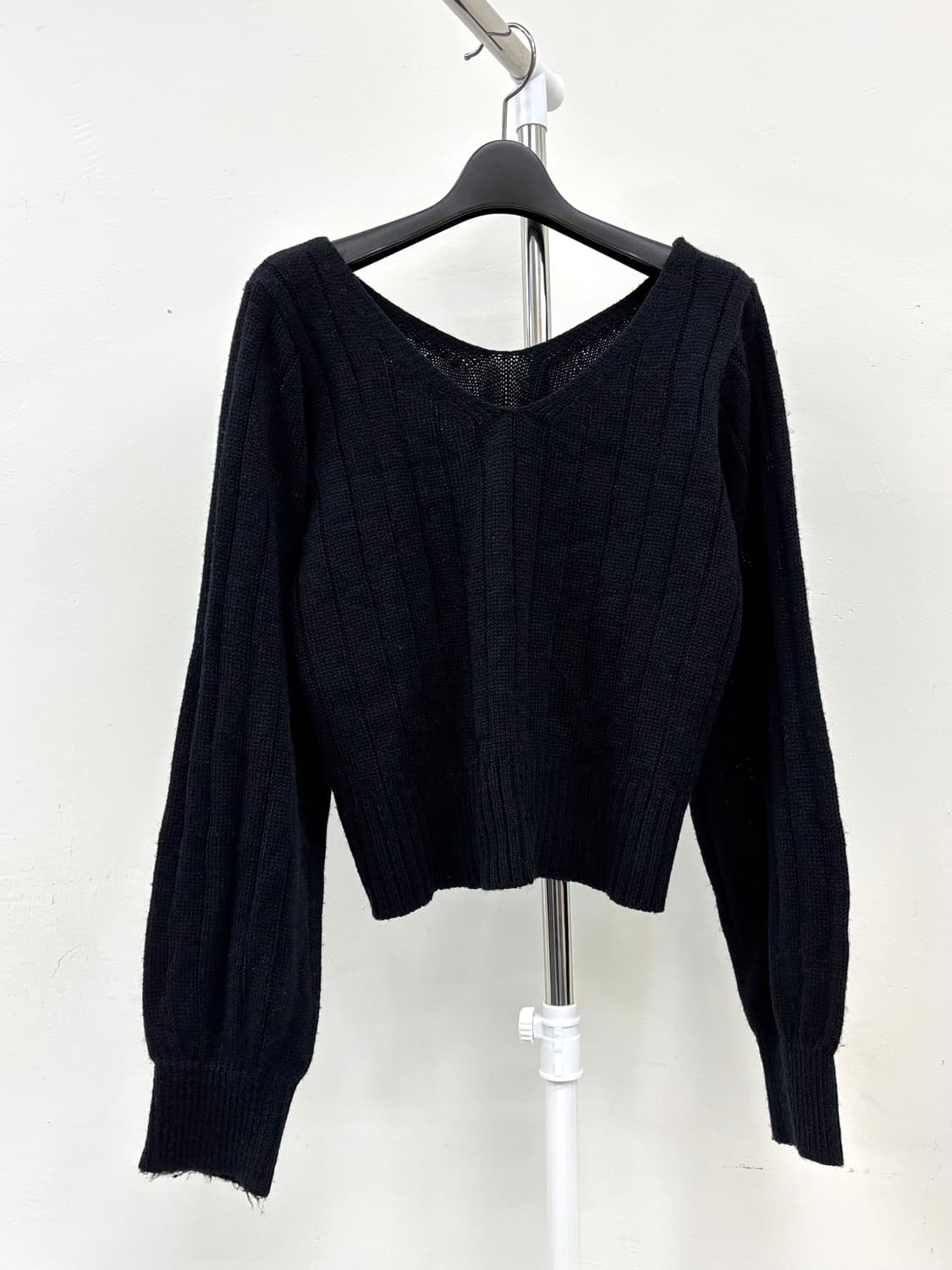 빈티지 블랙 니트 상품이미지5