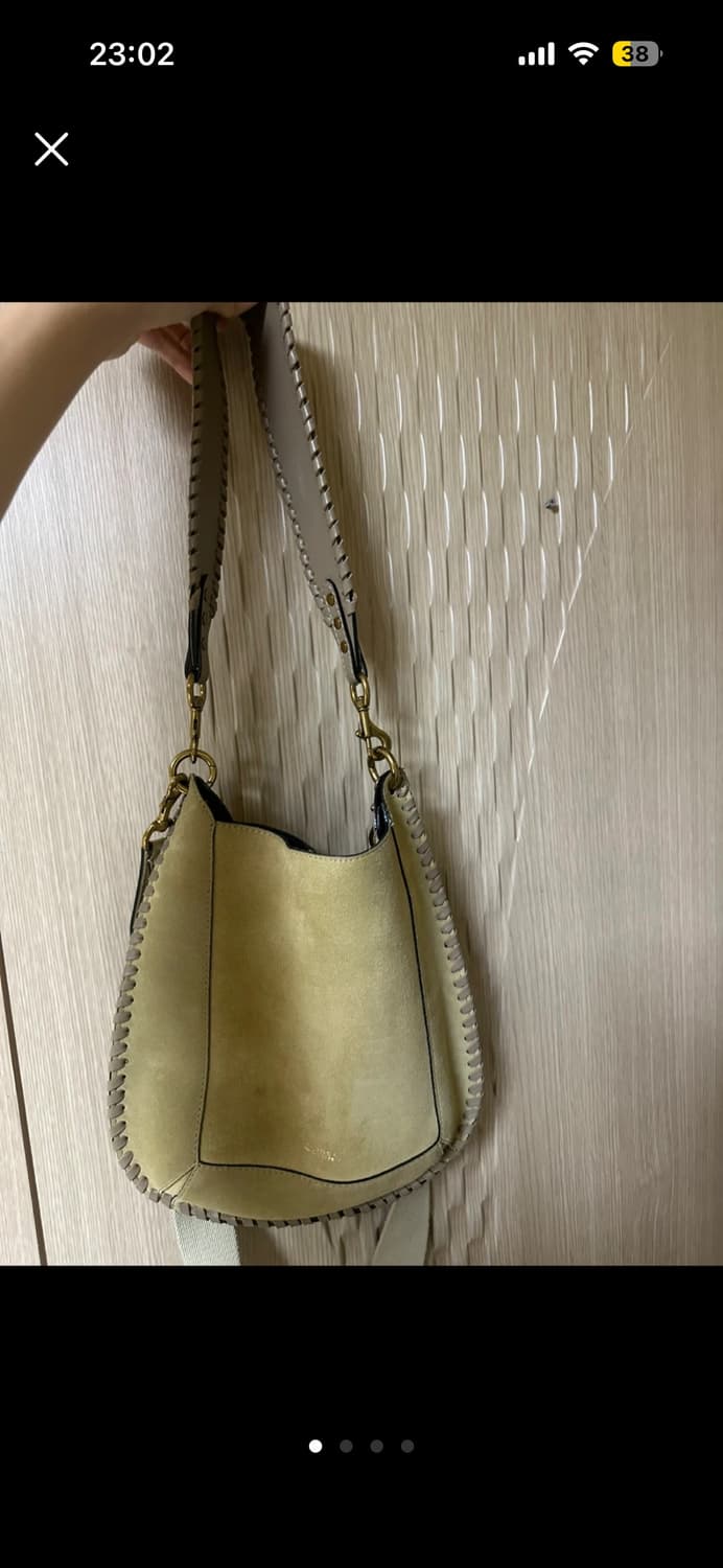 이자벨마랑 스웨이드 베이지백 상품이미지3