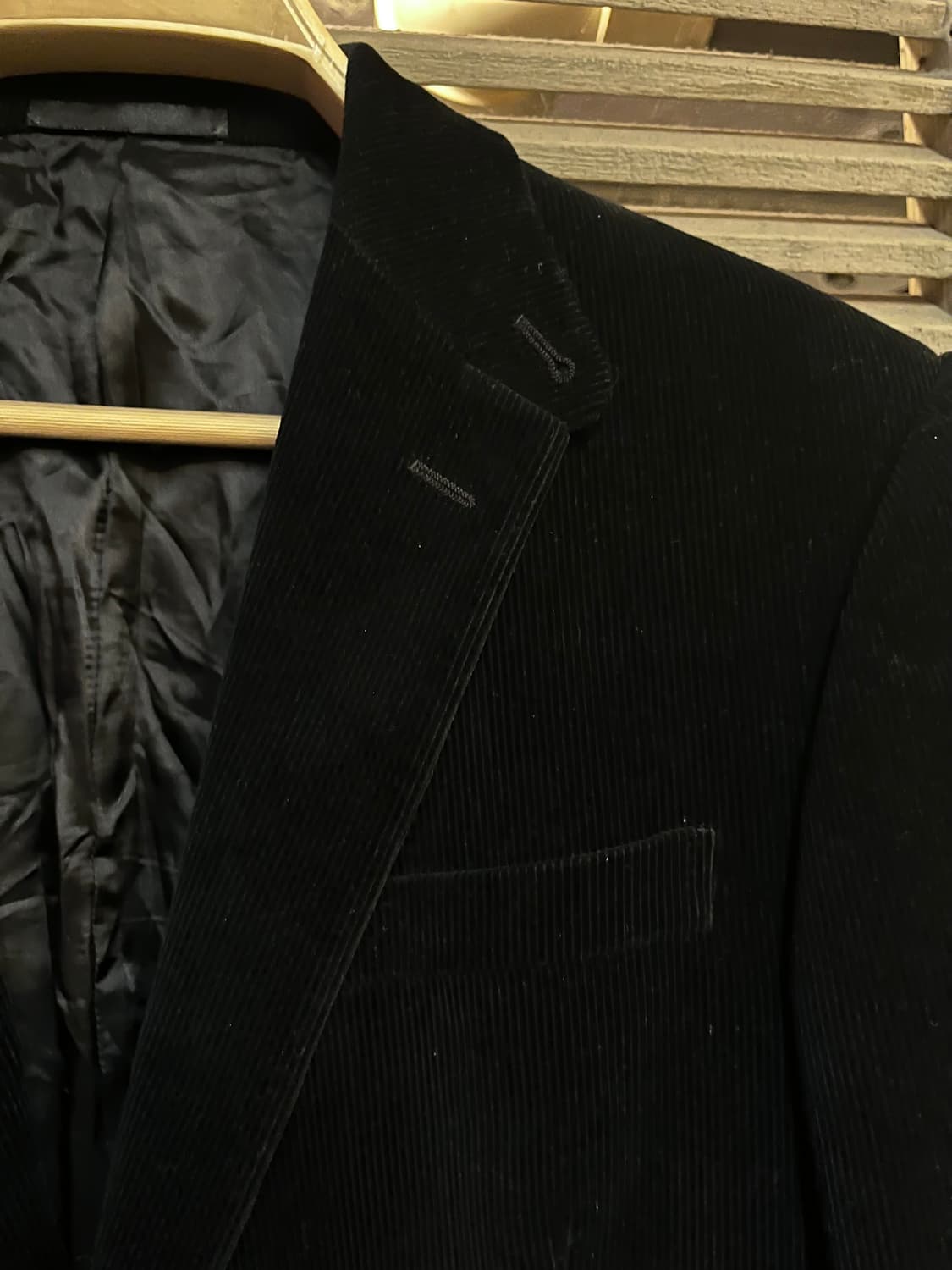 랄프로렌 코듀로이 자켓 블랙 #csz2053 상품이미지4