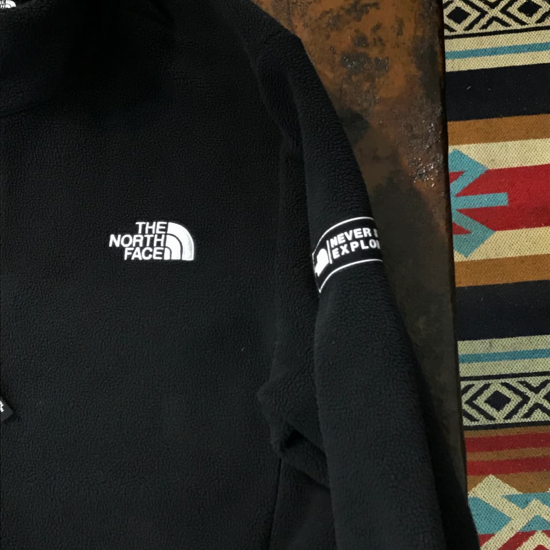 노스페이스 블랙 집업 플리스 자켓 남성  105 사이즈 상품이미지4