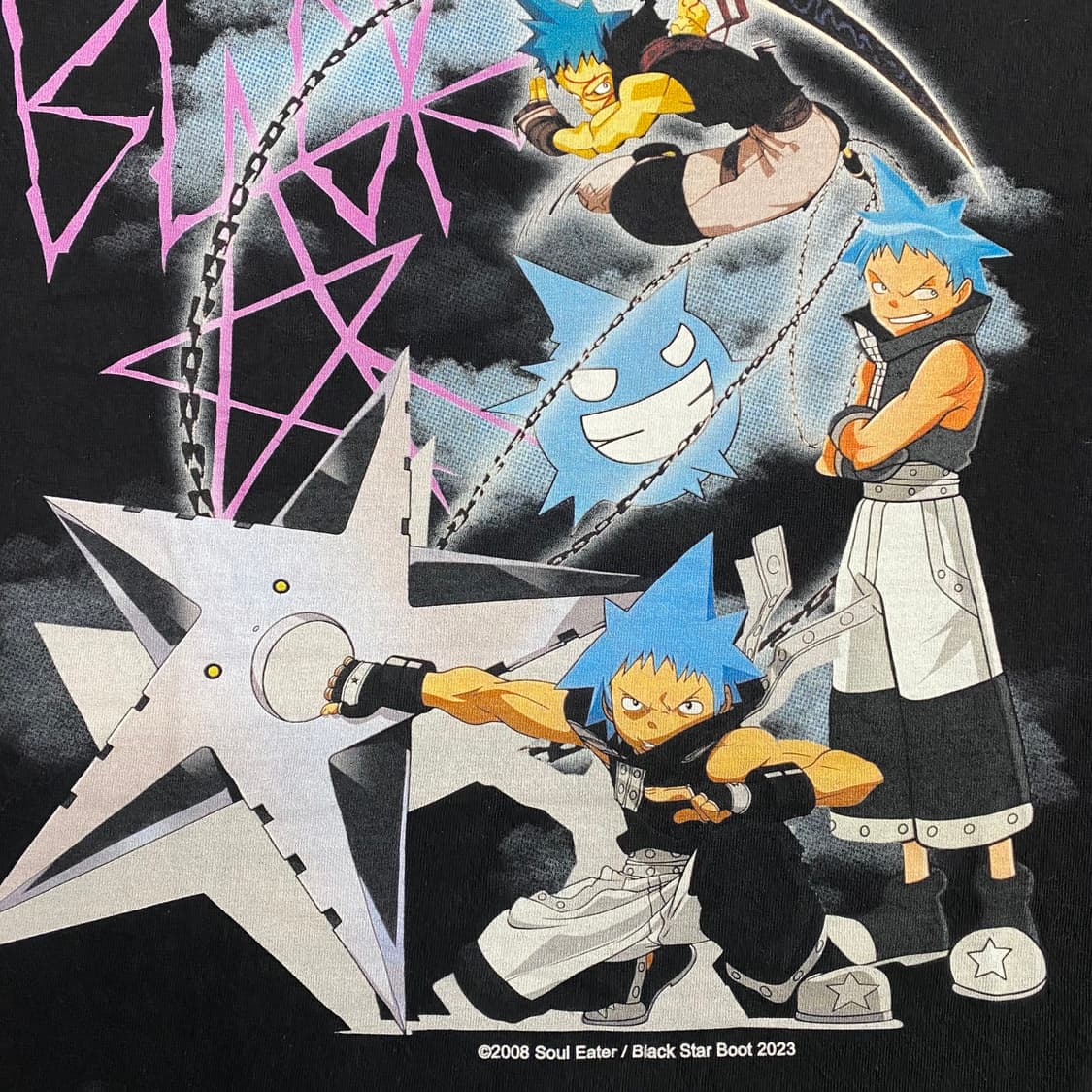 소울이터 블랙스타 부틀렉 애니메이션 티셔츠 상품이미지5