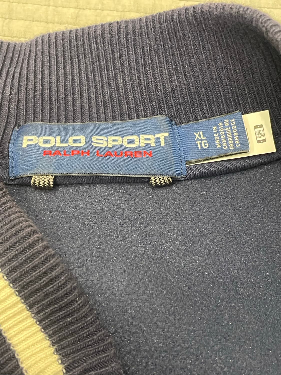 폴로 플리스 베이스볼자켓 xl 상품이미지3