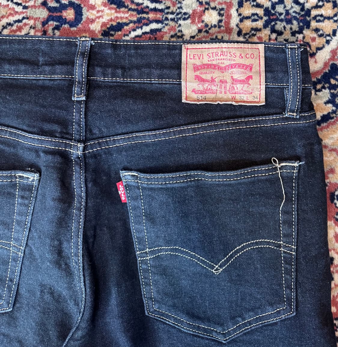 빈티지 리바이스 514 블랙 진 데님 32 (681) 상품이미지3