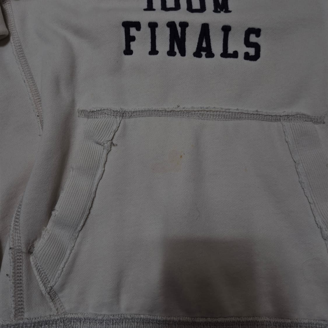 아베크롬비 앤 피치 뉴욕 빅로고 기모 후드티 S(90) 상품이미지5