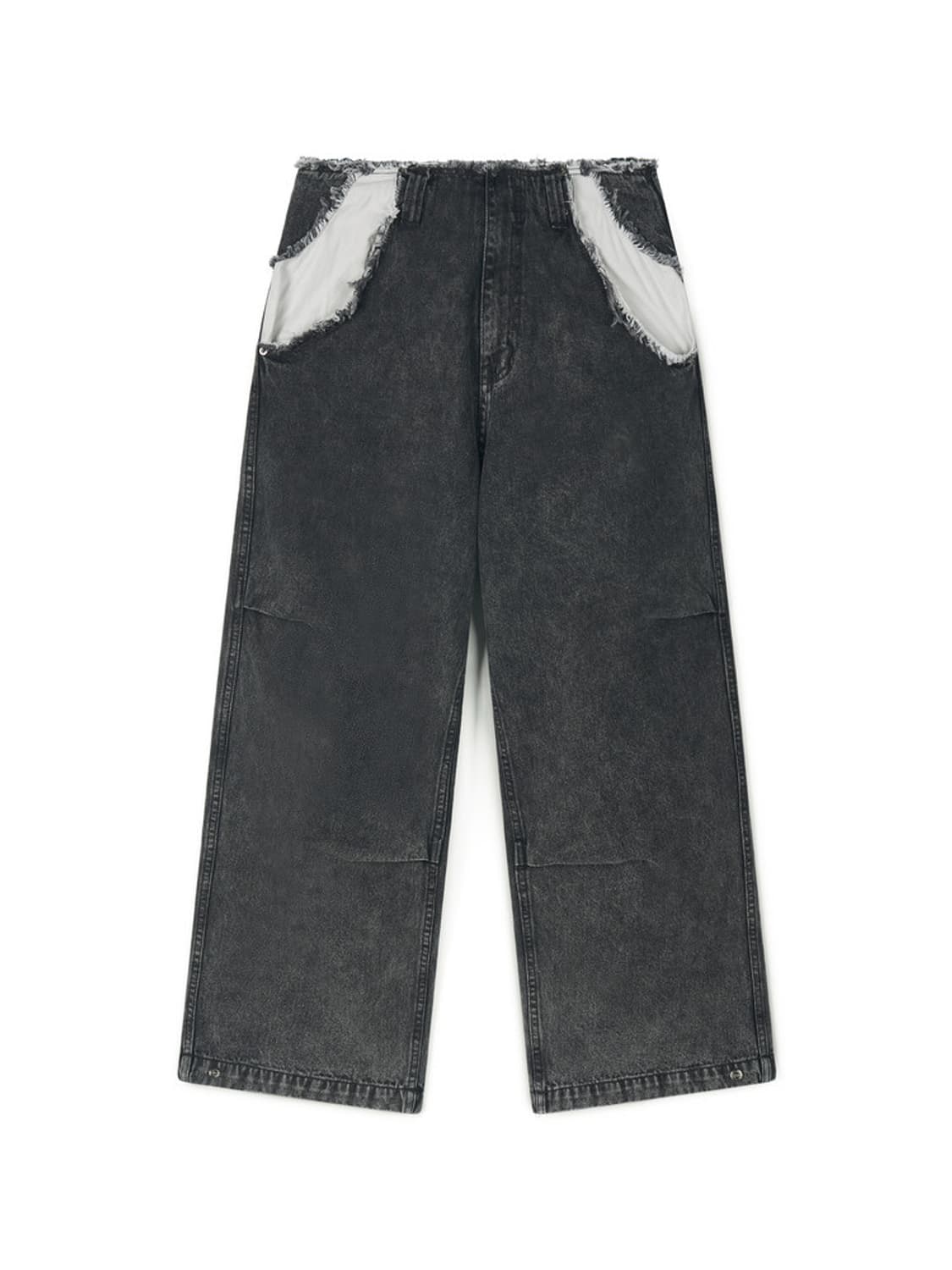 샵페어리cut-off denim maxi pants (black) 새상품 상품이미지9