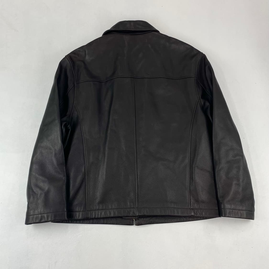조스에이뱅크 소가죽 레더 자켓 (100) 상품이미지2