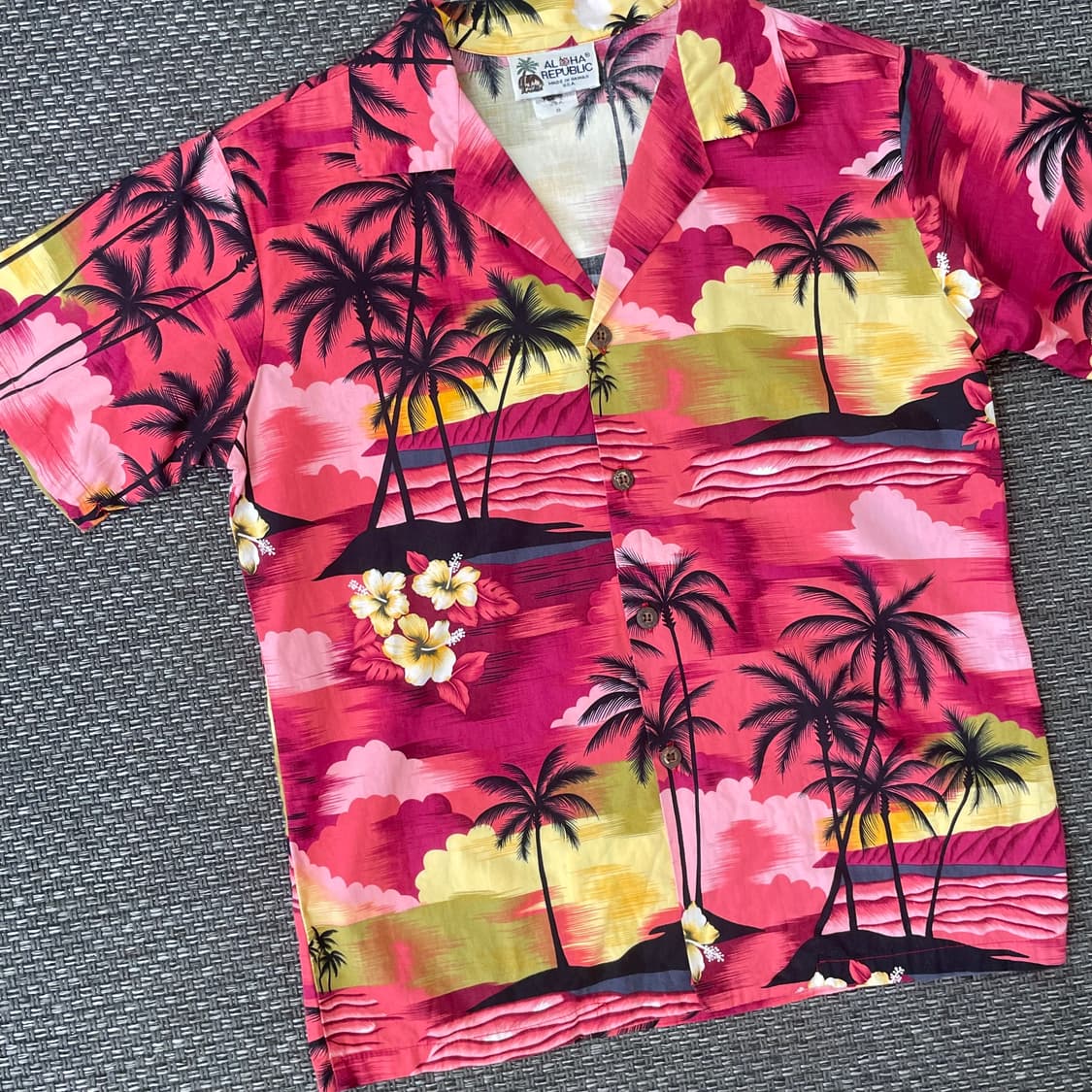 키즈 알로하 리퍼블릭 하와이안 반팔 셔츠 8 상품이미지3