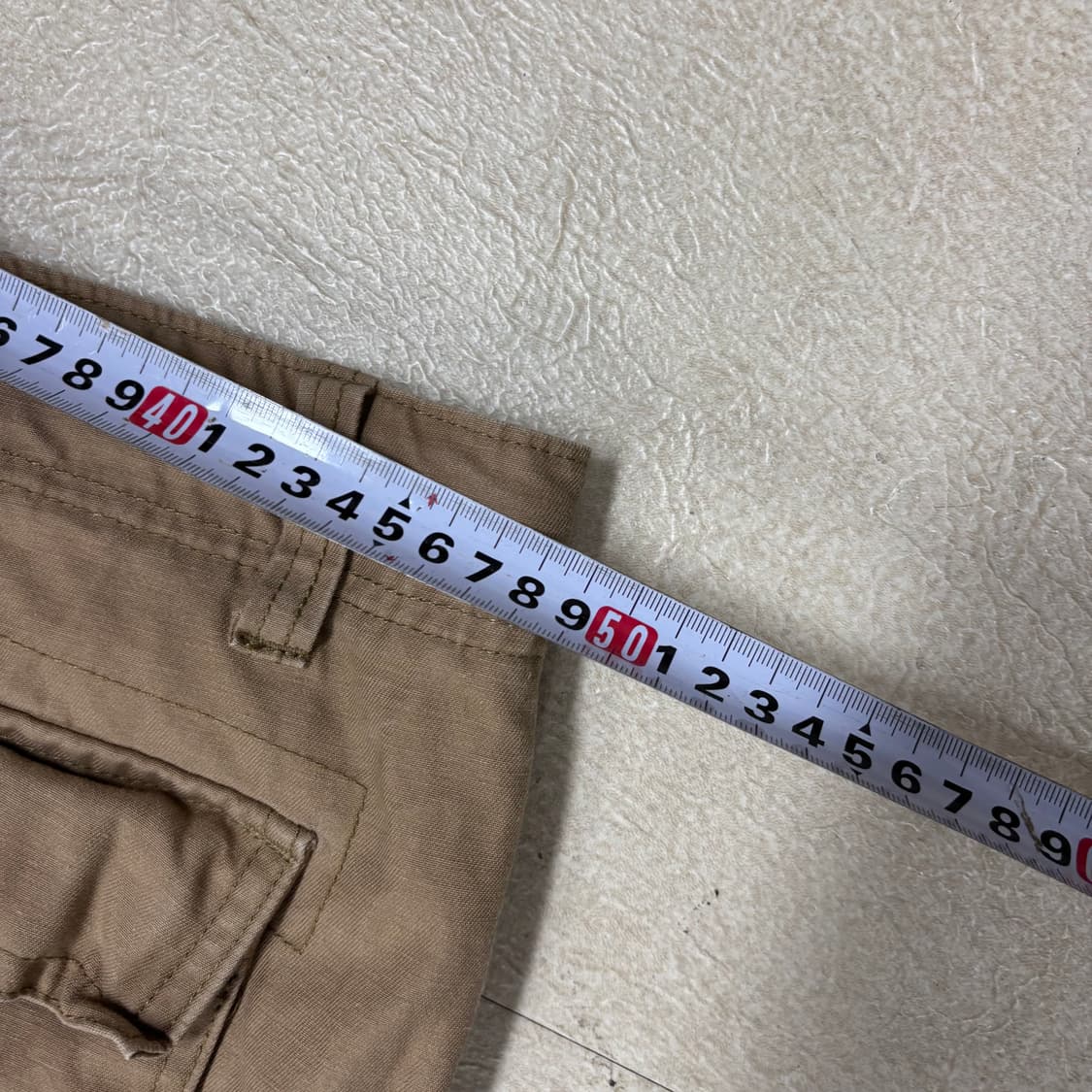 빈티지 베이지 카고 박시 팬츠 상품이미지6