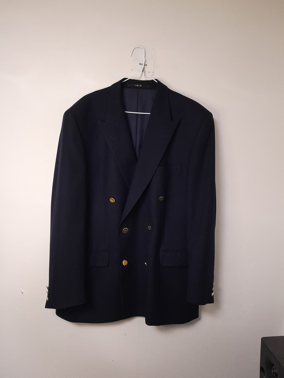 닥스 영국산 금장 더블 브레스티드 울 블레이져 42/105 상품이미지2