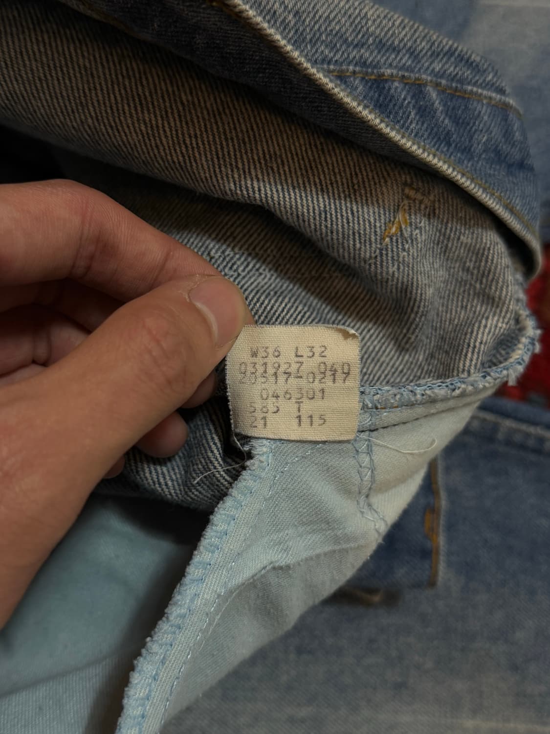 80’s USA 빈티지 리바이스 517 오렌지탭 부츠컷 리바이스 청바지 상품이미지10