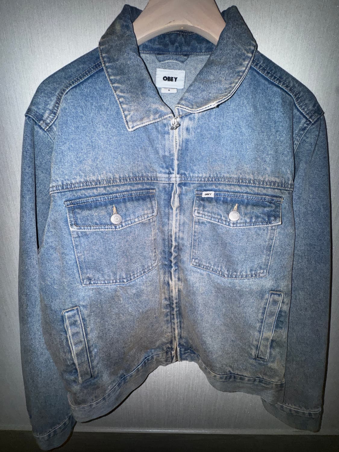 오베이 데님 자켓 상품이미지1