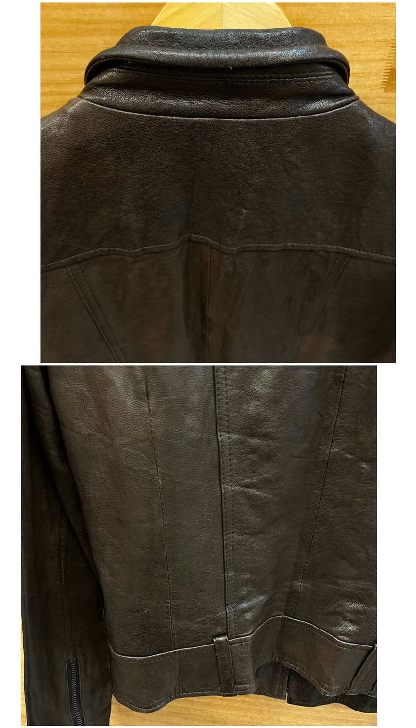 빈티지 양가죽 자켓 브라운 55 #csz3955 상품이미지8