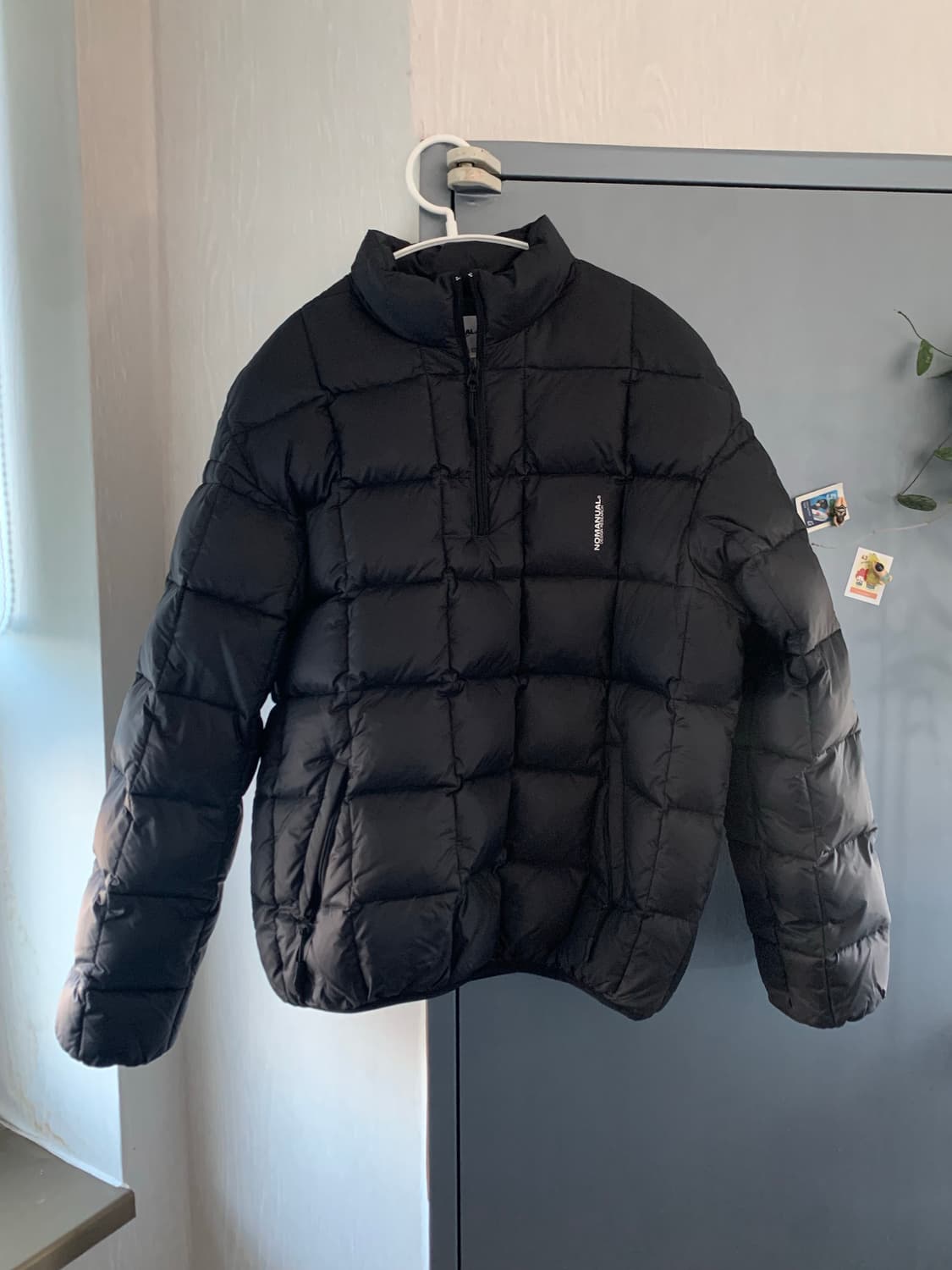 노매뉴얼 스퀘어 하프집업 자켓 덕다운 상품이미지7