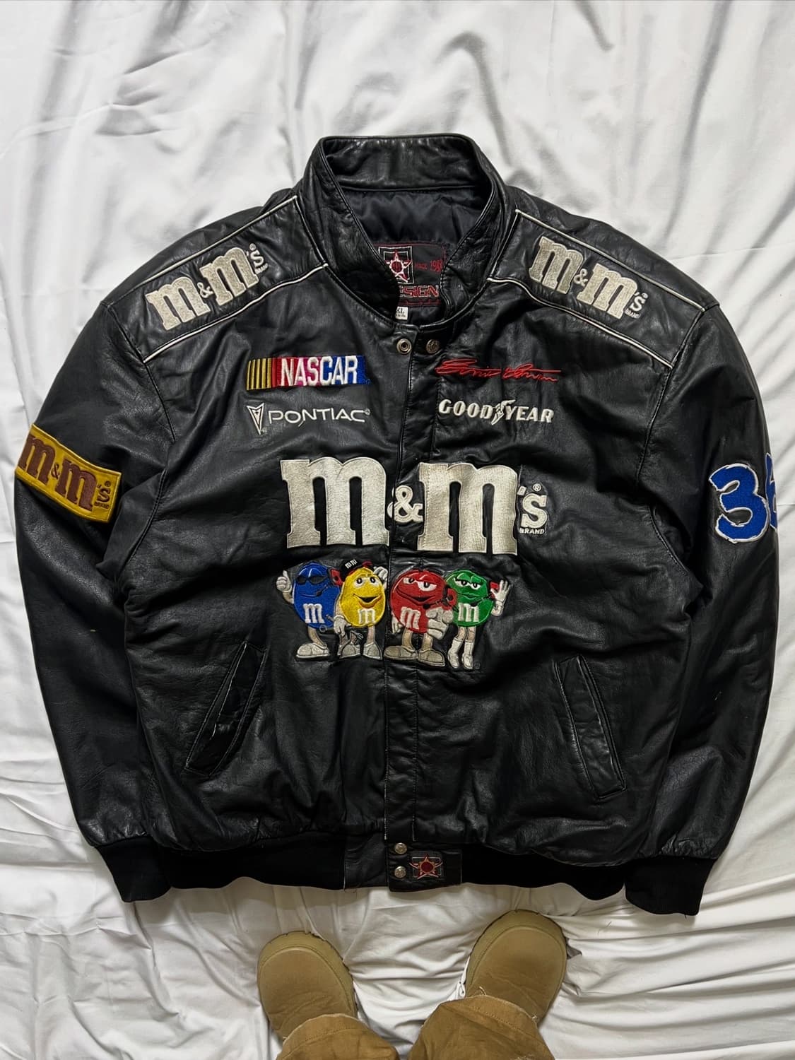 제프해밀턴 엠앤엠 레이싱 가죽자켓 상품이미지1