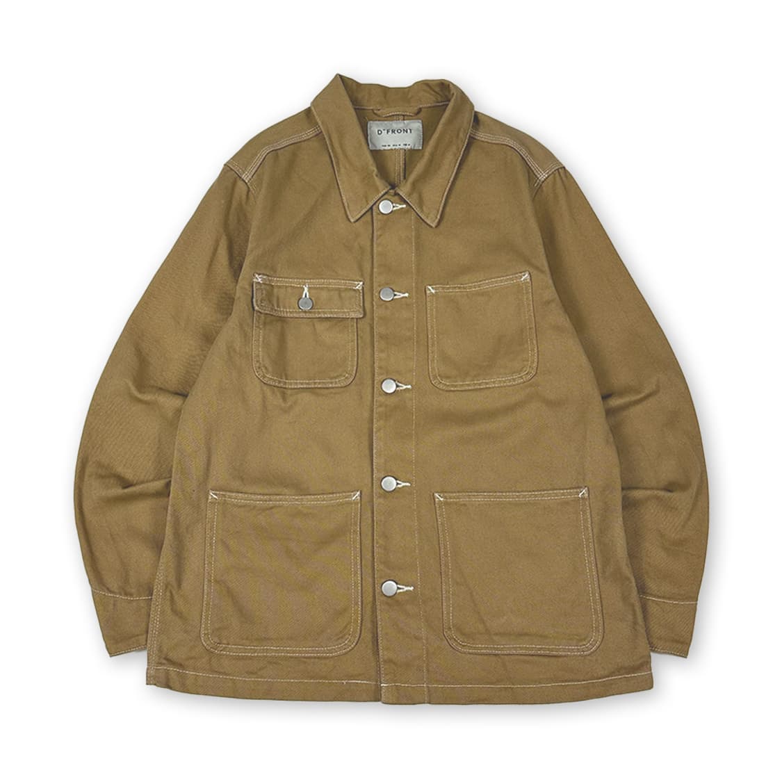 디프론트 브라운 트러커 자켓 상품이미지1