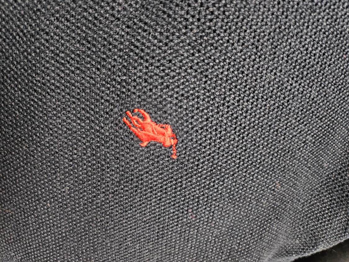 폴로 랄프로렌 피마코튼 스웨터 블랙 M 상품이미지3