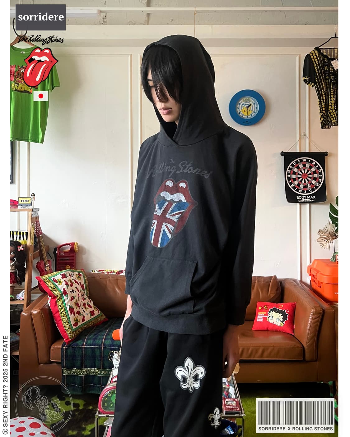 Sorridere X The Rolling Stones Hood 상품이미지1