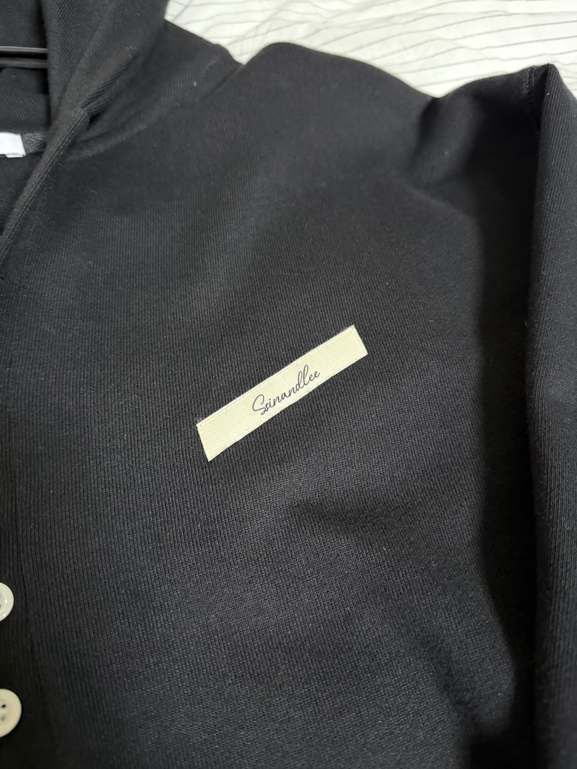 신앤리 테일러 코튼 스웻 후드 티셔츠 상품이미지4