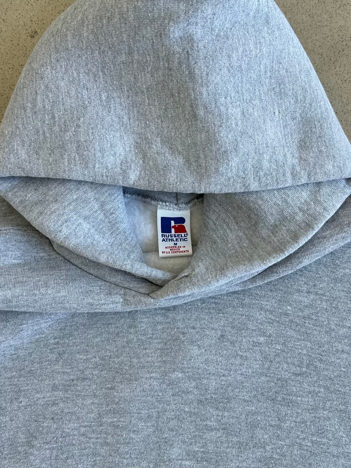 90s 빈티지 러셀 후드 그레이 M 상품이미지6