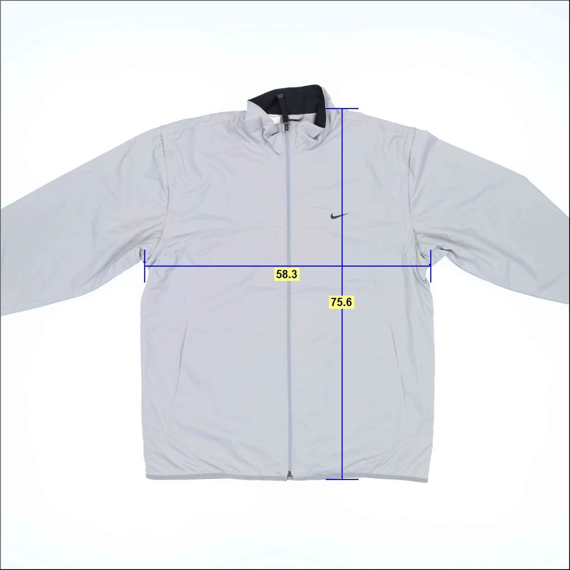 [L] 나이키 올드스쿨 빈티지 바람막이 자켓(팔탈부착) 1230H1 상품이미지6
