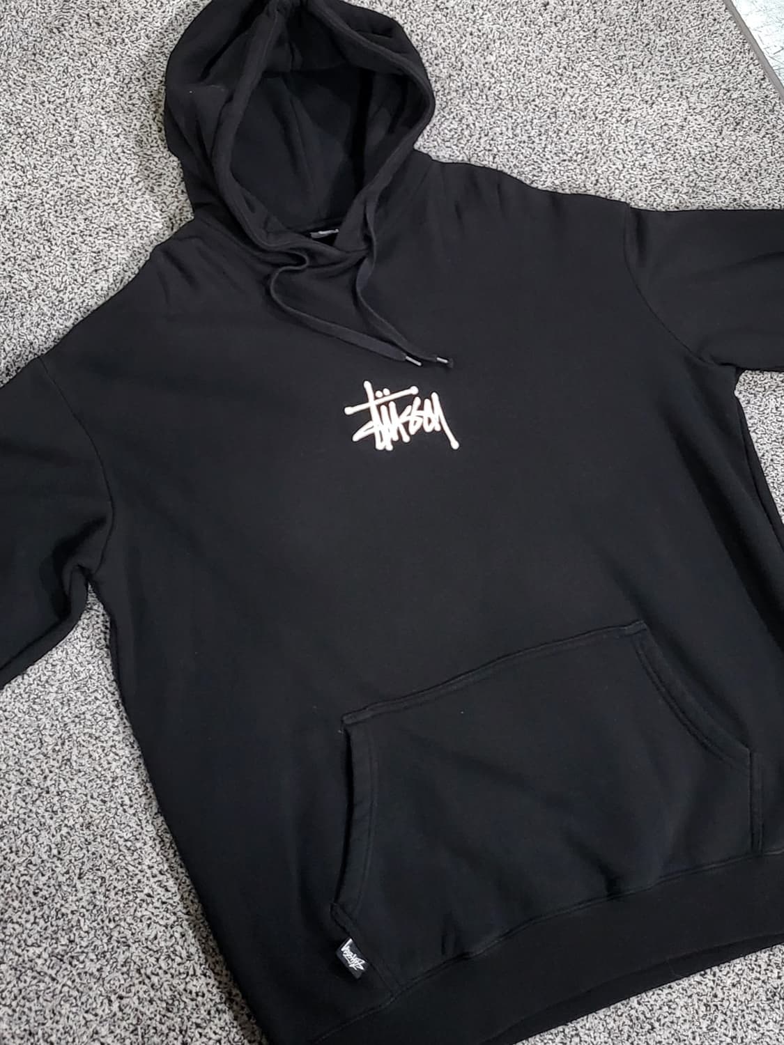 스투시(Stüssy) 블랙 후드티 상품이미지2