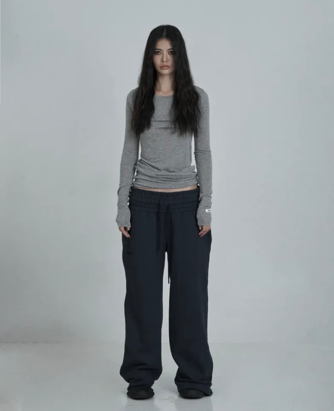 오도어 스킨팬츠 네이비 odor skin pants 상품이미지2