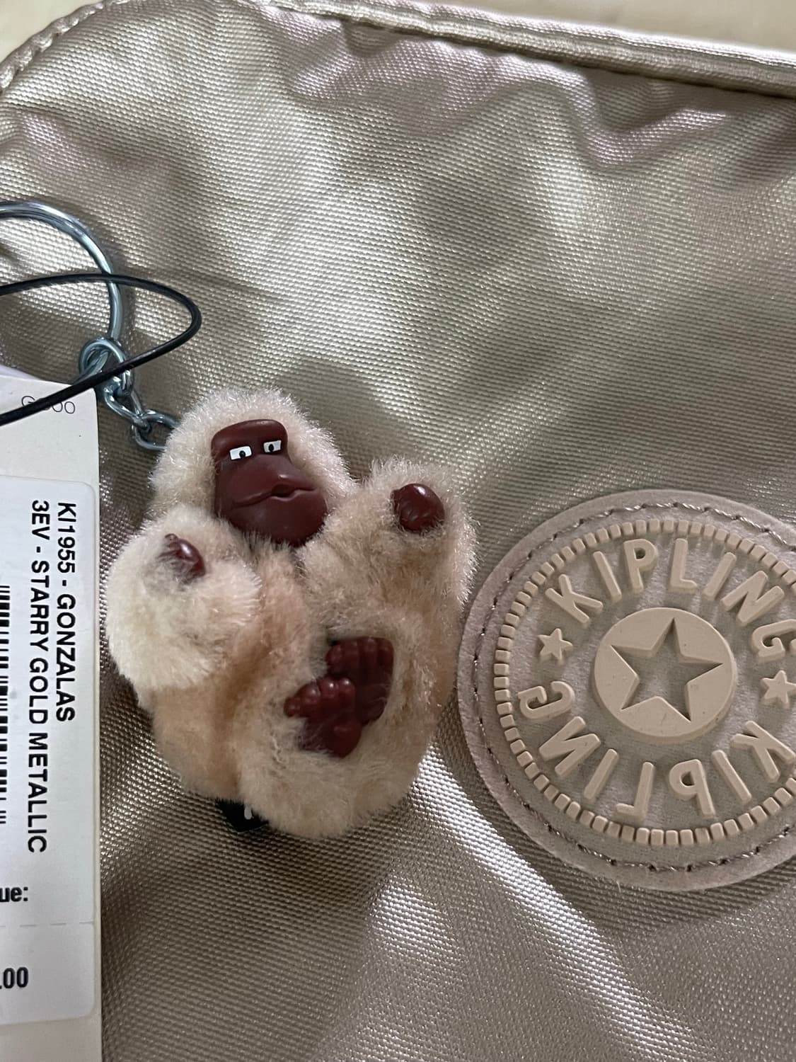 키플링 정품 파우치 메탈릭 골드 상품이미지3