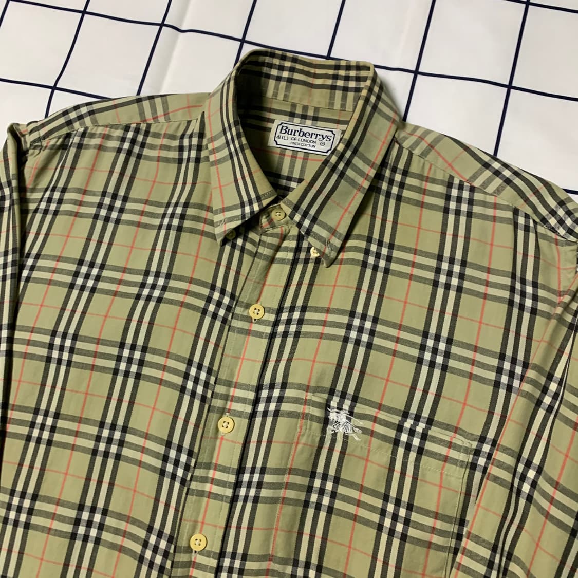 버버리 노바체크 셔츠(정품) 상품이미지4