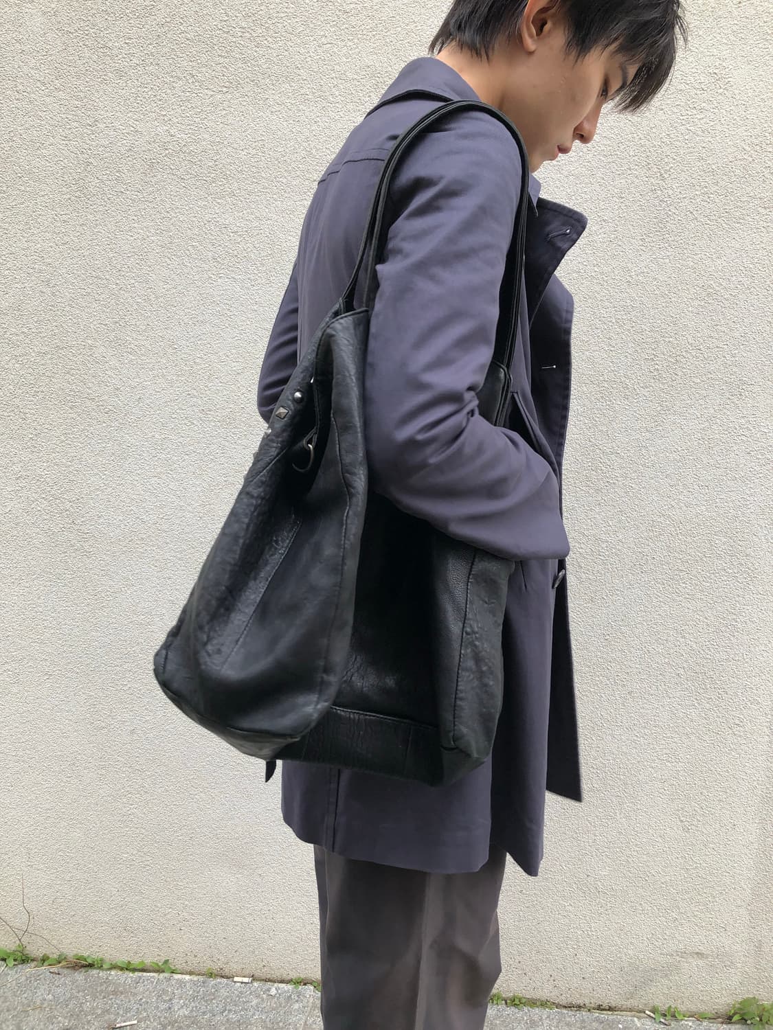 이탈리안 레더 스터드 숄더백 상품이미지2