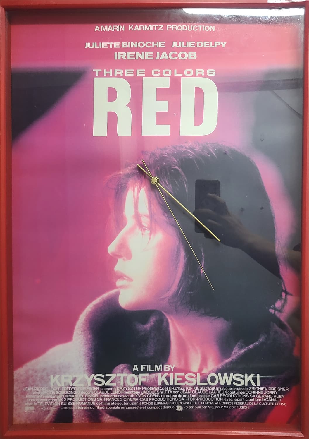 영화 RED 포스터 시계 (초희귀) 97년 제품 상품이미지2