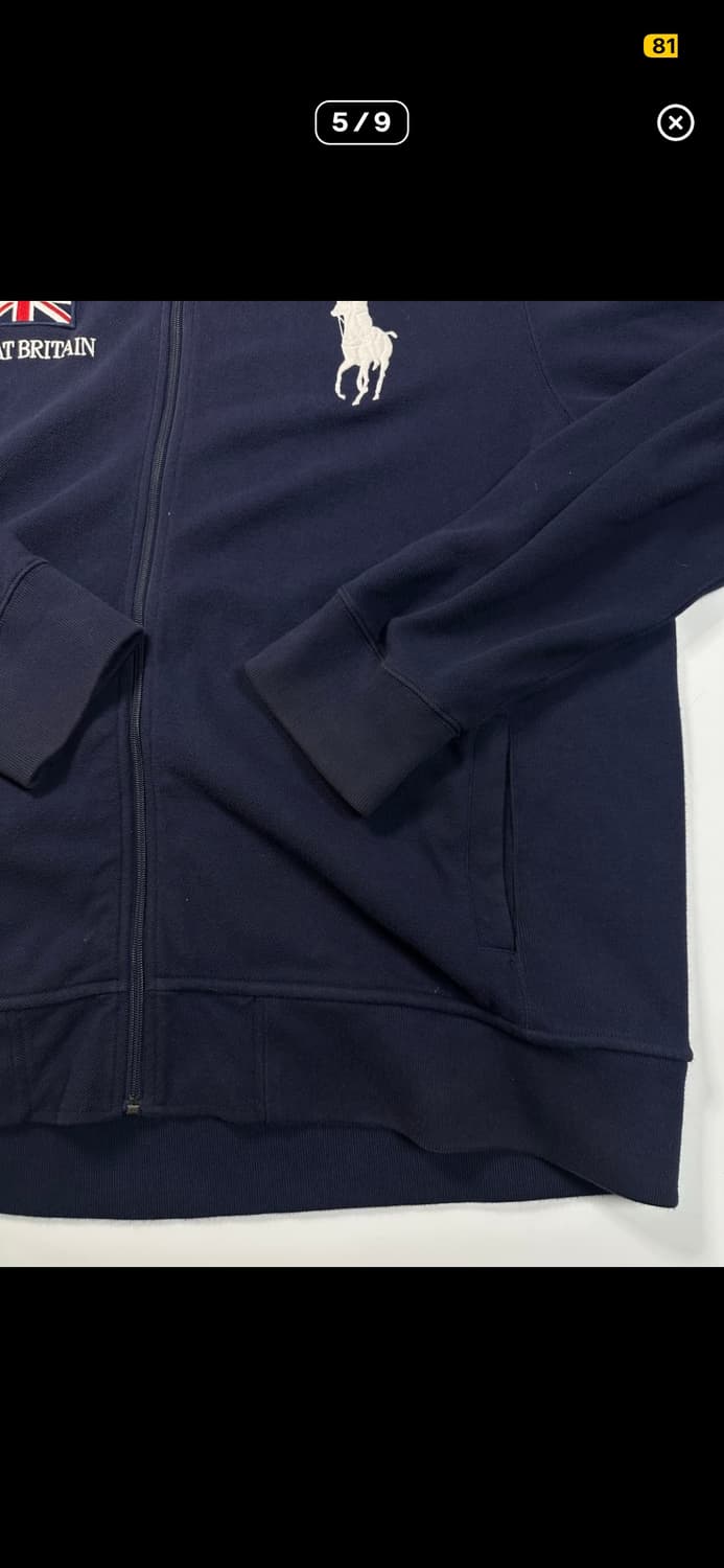폴로 빅포니 영국 네이비 집업 상품이미지5