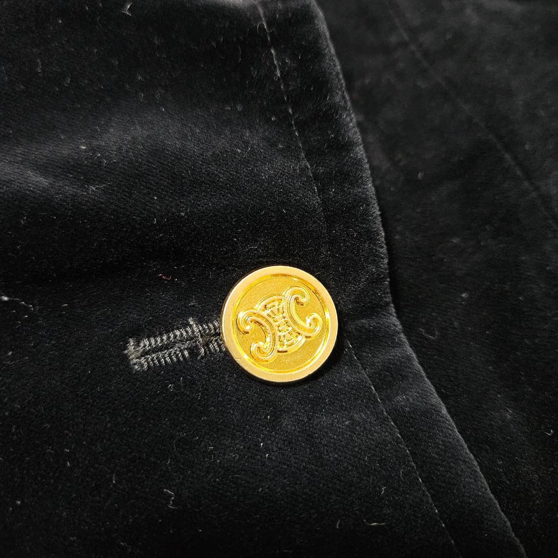 빈티지 셀린느 벨벳 셋업[44] 상품이미지3