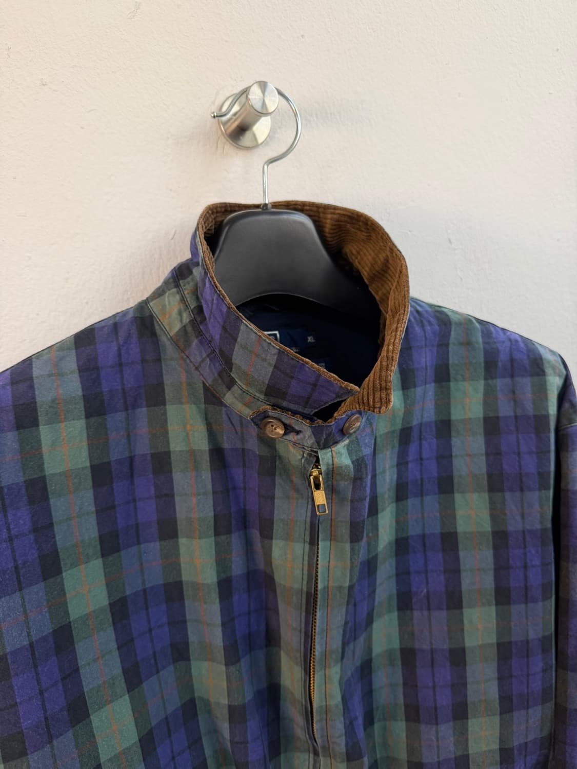 80s 폴로 랄프로렌 블랙와치 타탄 봄버 자켓  상품이미지5