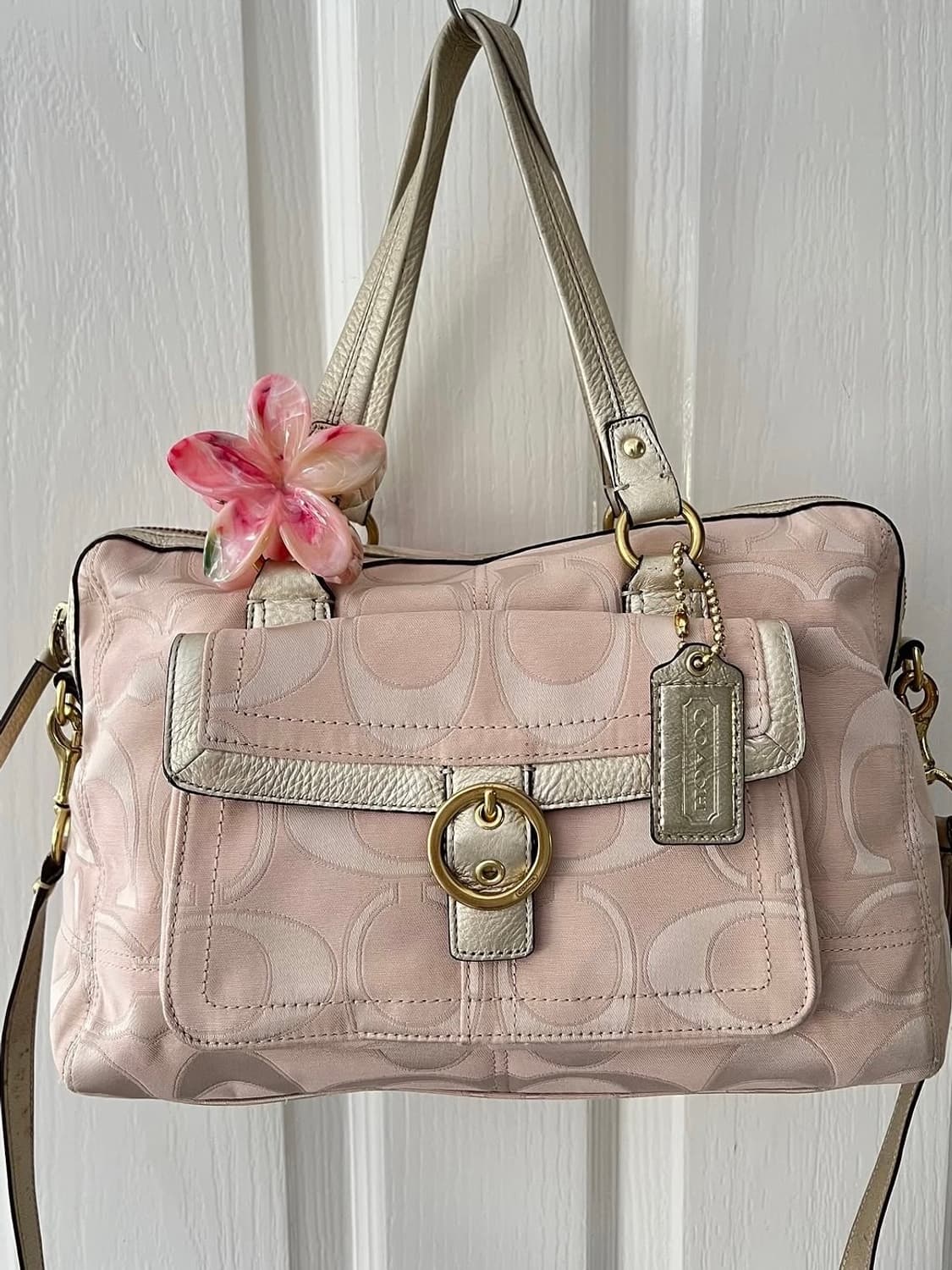 Coach 코치 빈티지 가방 pink 상품이미지1