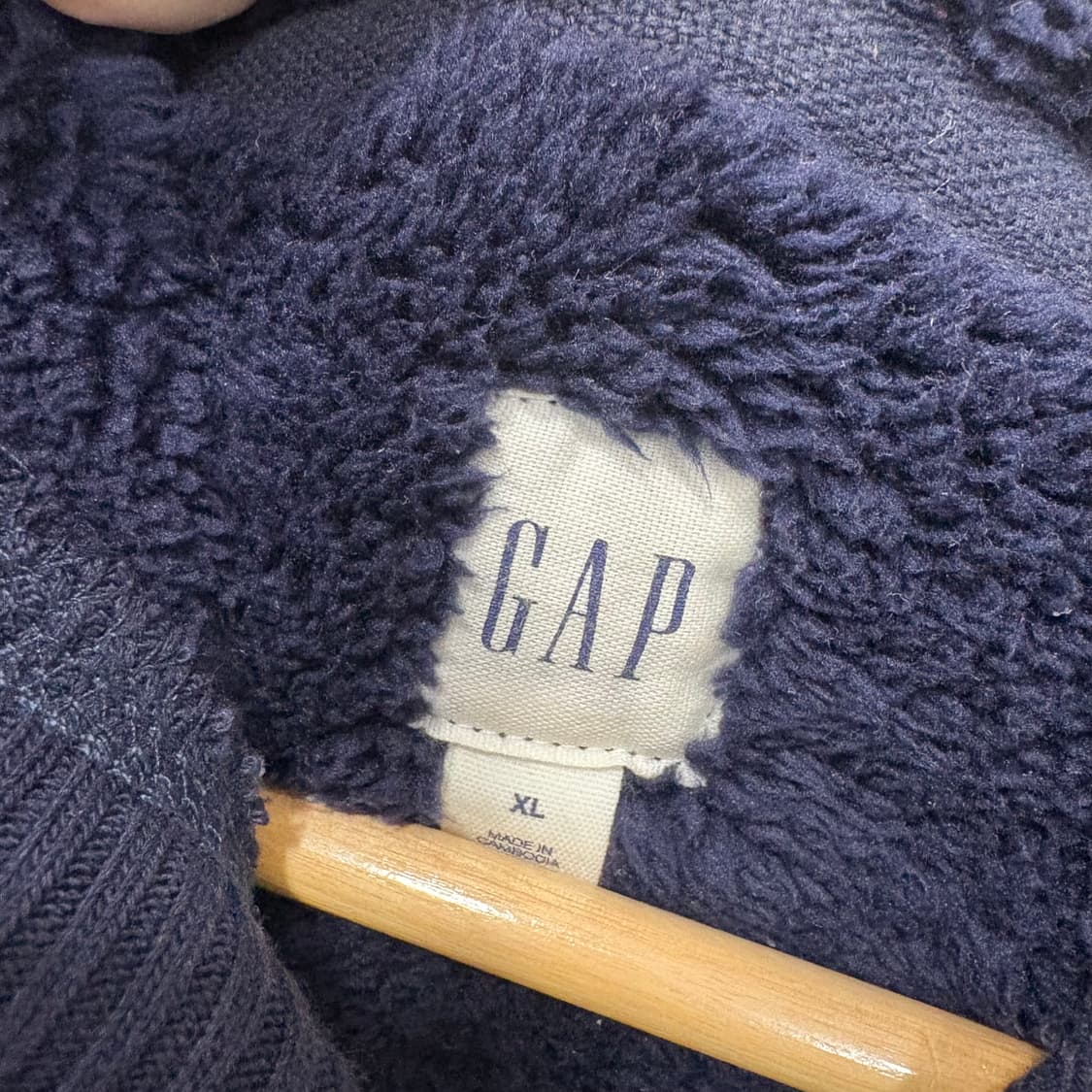 갭 양털 후드집업 상품이미지3