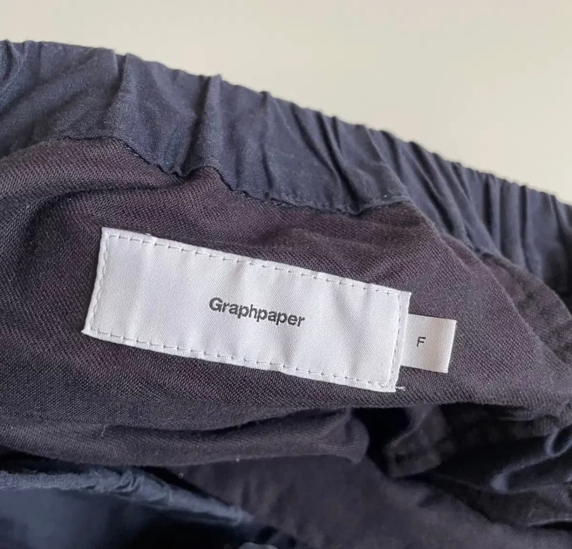 그라프페이퍼(graphpaper) 벨크로 팬츠 F 상품이미지4